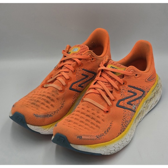 New Balance Fresh Foam x 1080v12 Vibrant Orange Men's 10 Running Shoes Sneakers - Picture 2 of 12